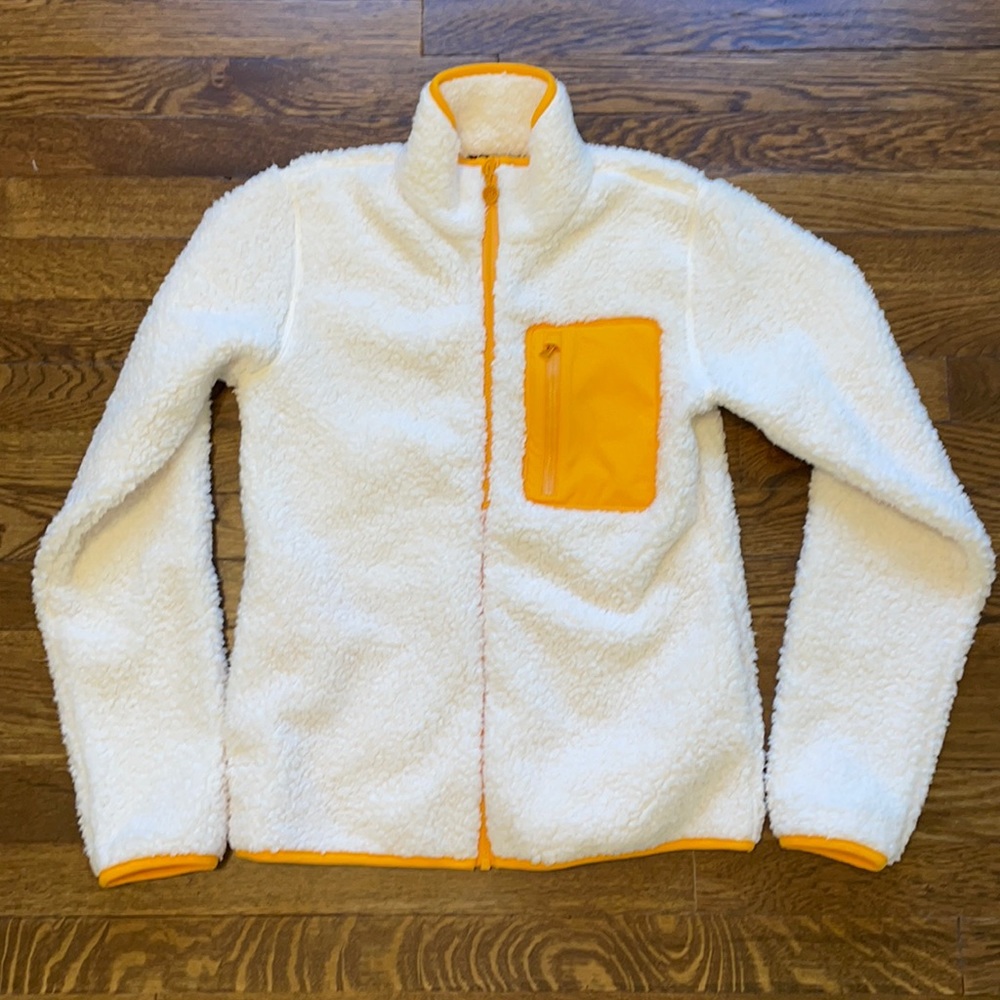 Tory Burch Sport Sherpa fleece zip up